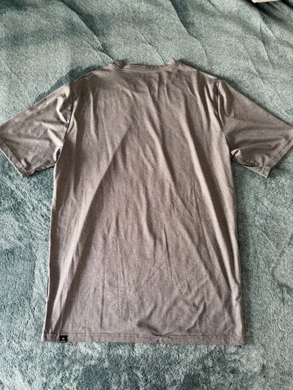 Men's Rip Curl T-Shirt Fit Swim‎ Shirt Gray UPF 50+ Size Medium